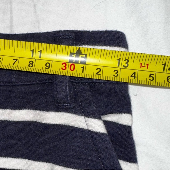 Boden skirt mini style Navy Blue White striped with pockets size 4 - Picture 5 of 7